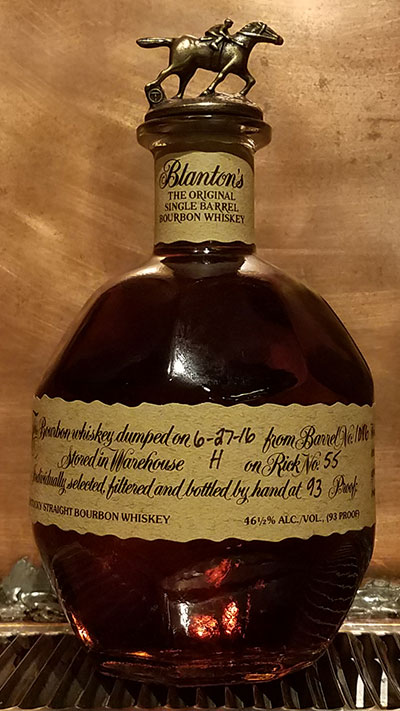 Blantons whiskey